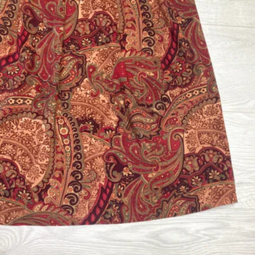 Orvis brand paisley skirt, size 12